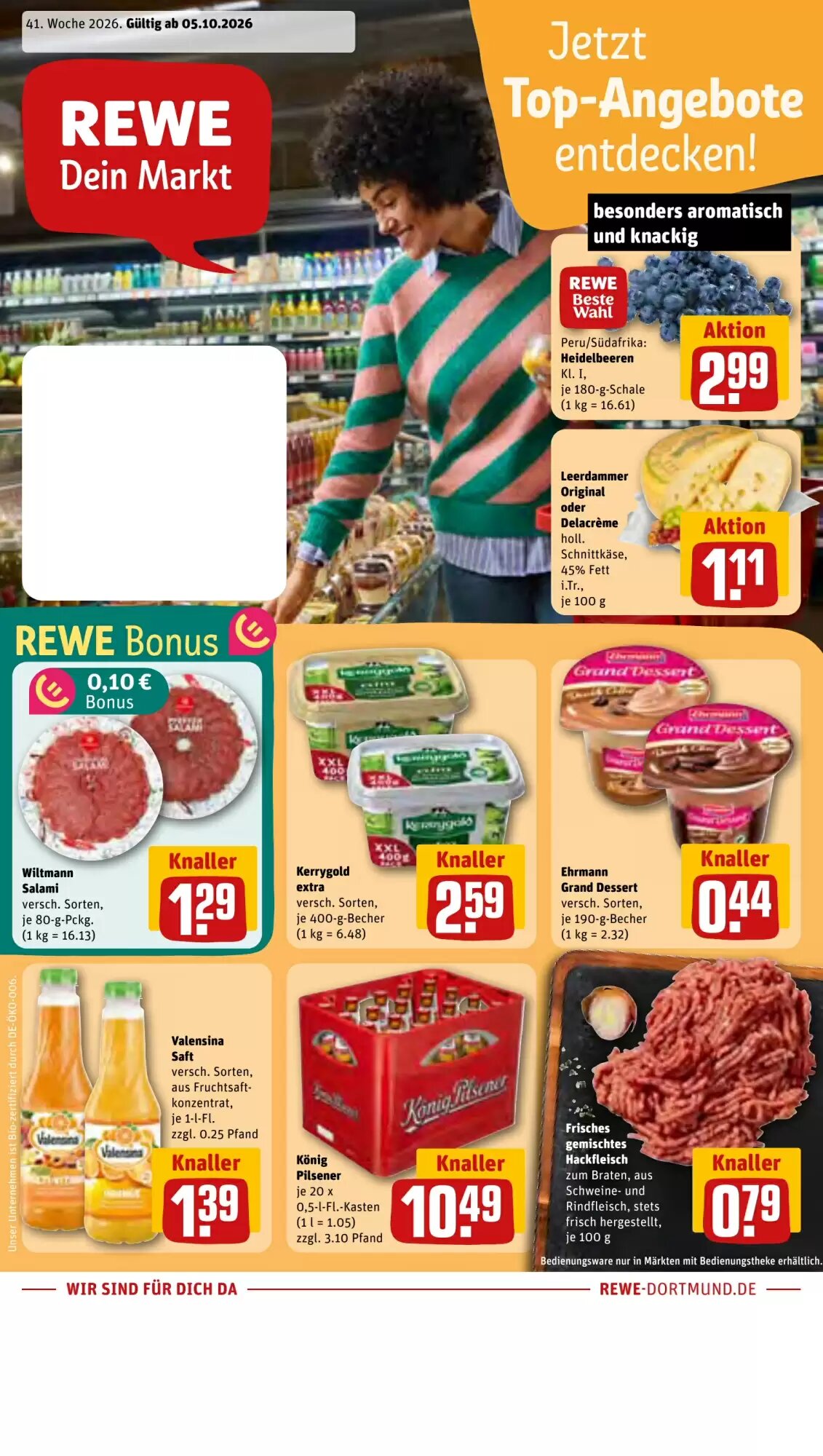 REWE Prospekt (ab 05.10.2026) zum Blättern - Seite 1
