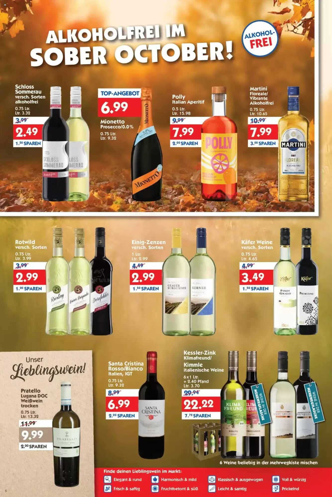 Hol'ab Getränkemarkt Prospekt (ab 05.10.2026) zum Blättern - Seite 6