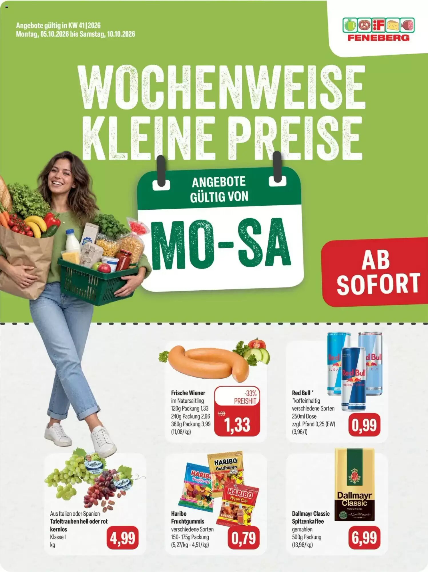 Feneberg Prospekt (ab 05.10.2026) zum Blättern - Seite 1