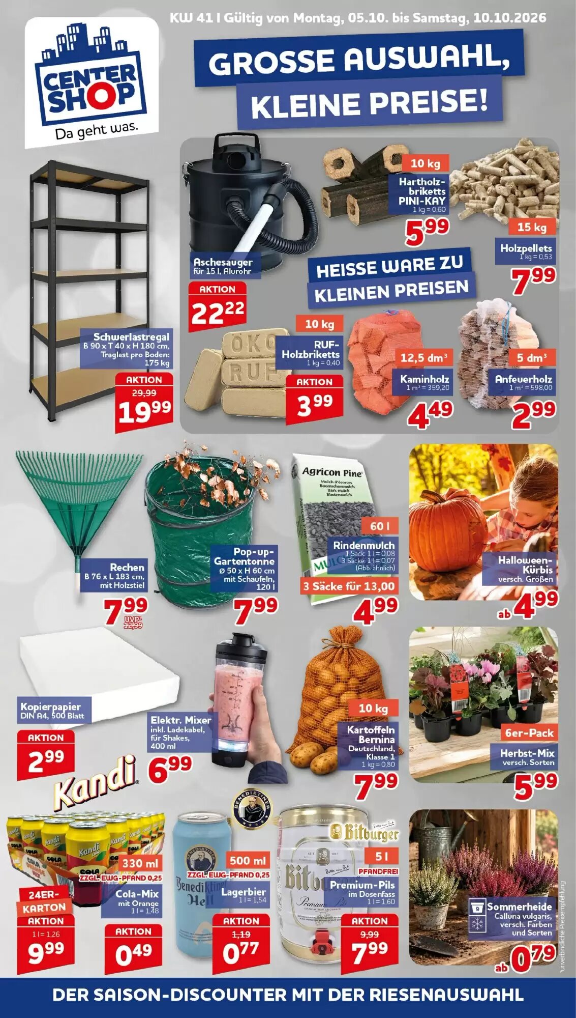 CENTERSHOP Prospekt (ab 05.10.2026) zum Blättern - Seite 1