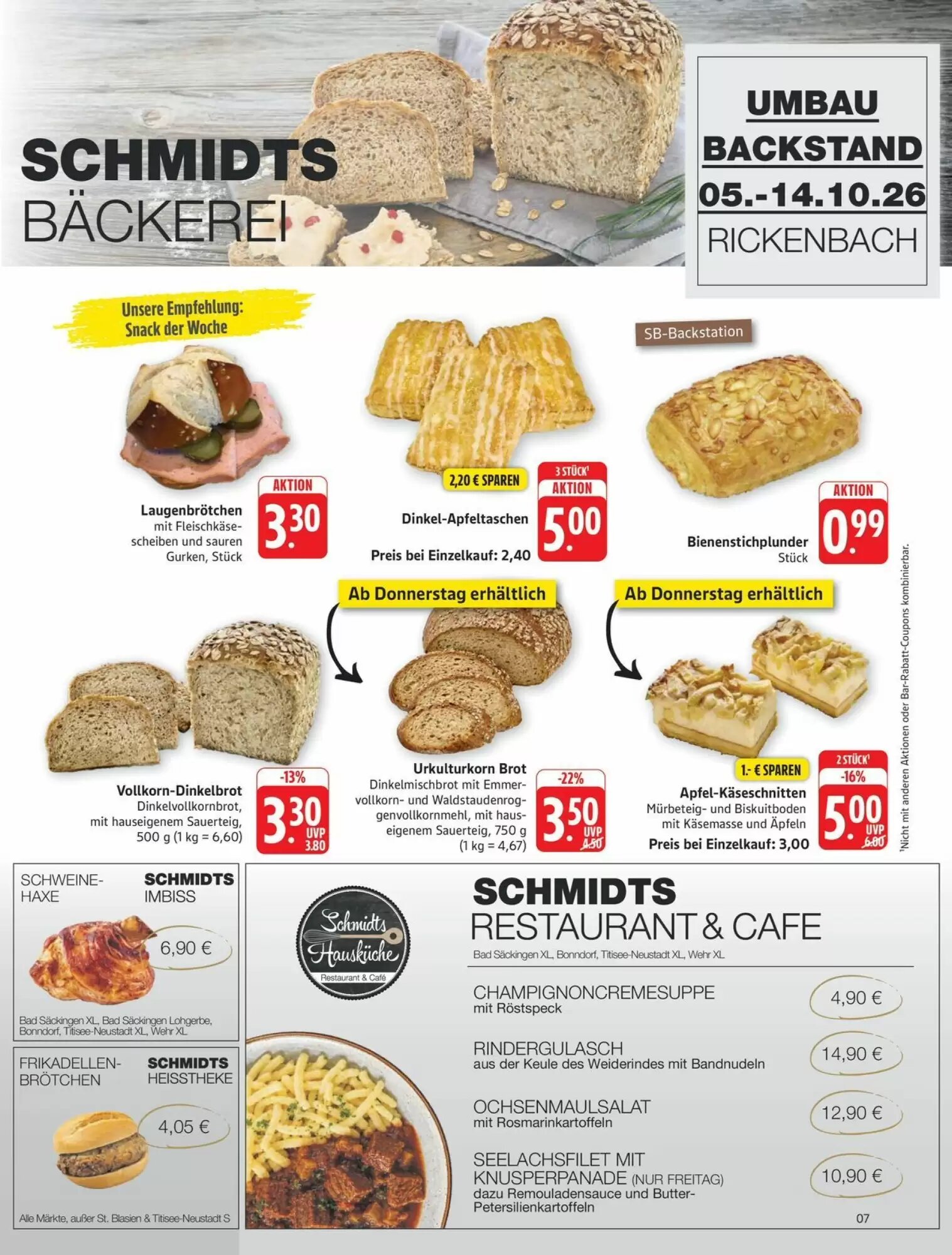 Schmidt's Märkte Prospekt (ab 05.10.2026) zum Blättern - Seite 7