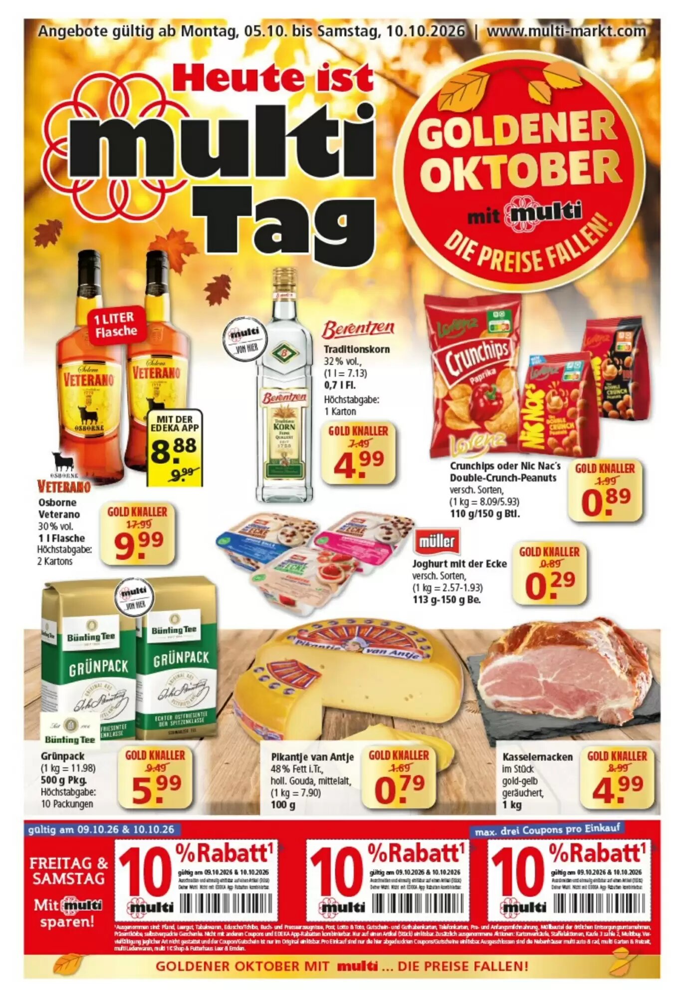 Multi Markt Prospekt (ab 05.10.2026) zum Blättern - Seite 1