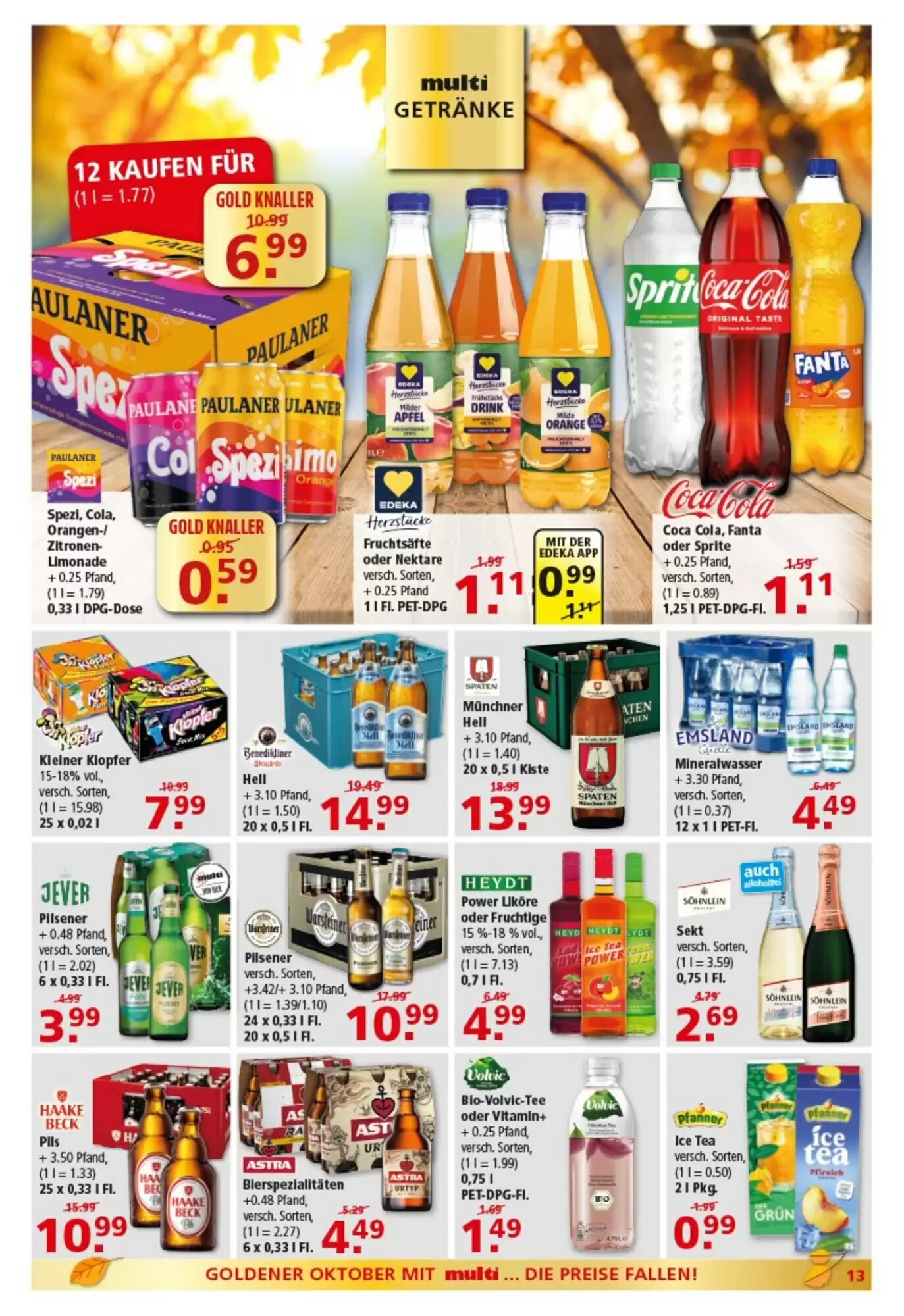 Multi Markt Prospekt (ab 05.10.2026) zum Blättern - Seite 13