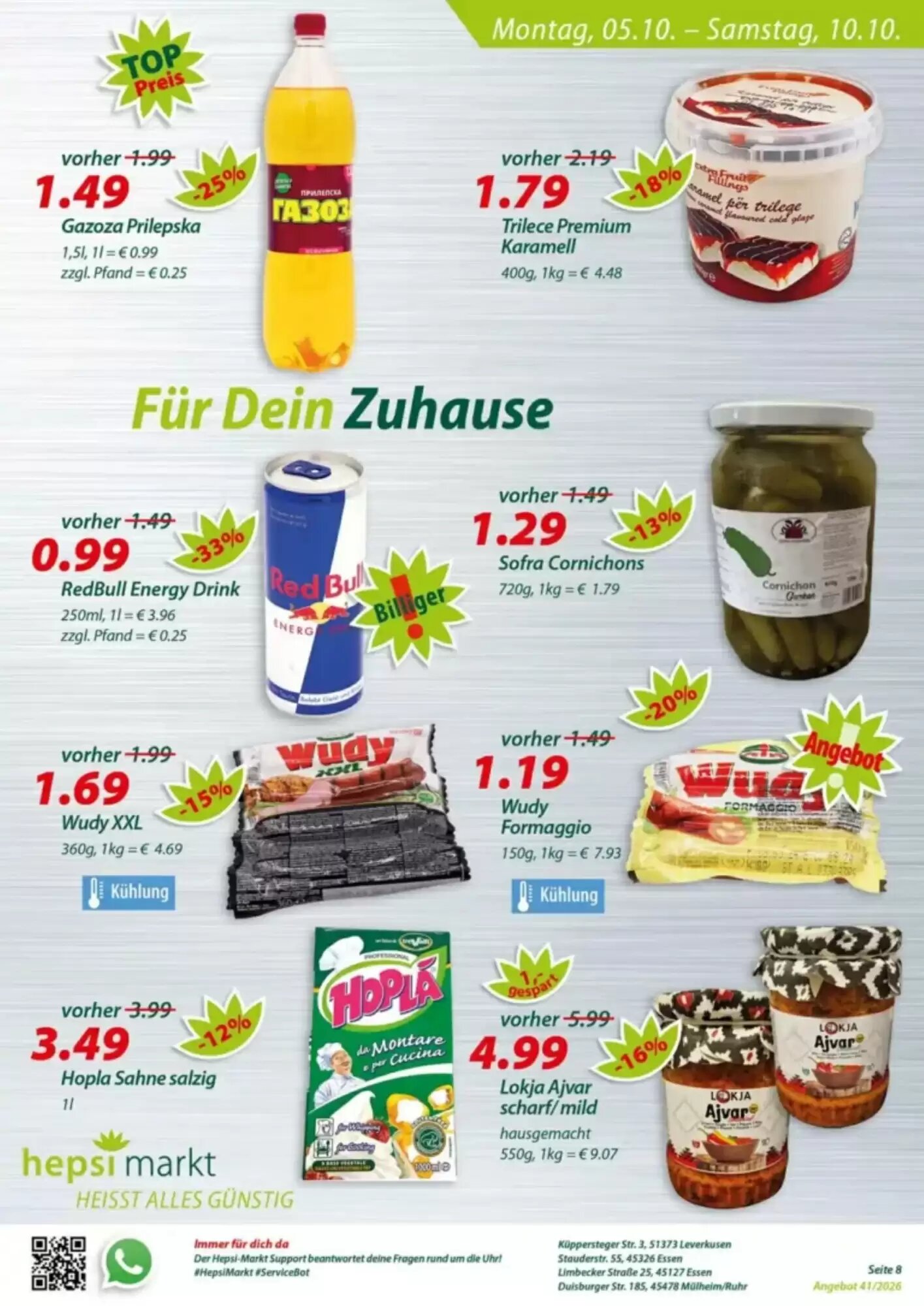 Hepsi-Markt Prospekt (ab 05.10.2026) zum Blättern - Seite 8