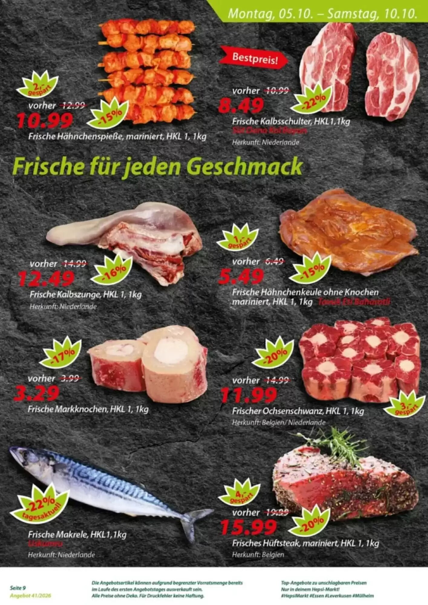 Hepsi-Markt Prospekt (ab 05.10.2026) zum Blättern - Seite 9