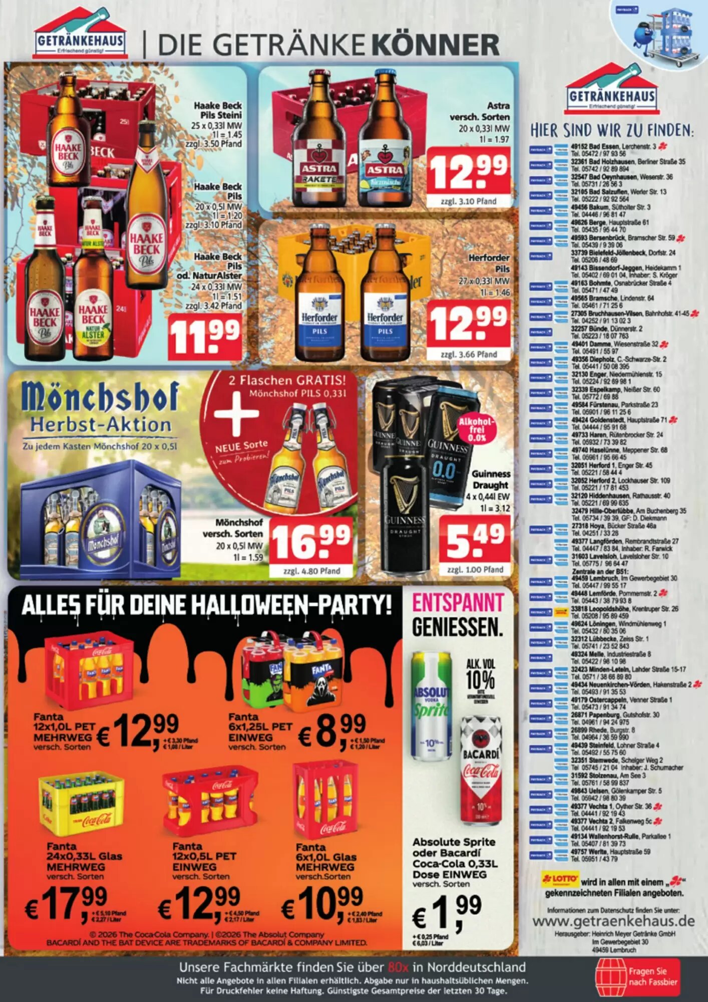 Getränkehaus Prospekt (ab 05.10.2026) zum Blättern - Seite 8