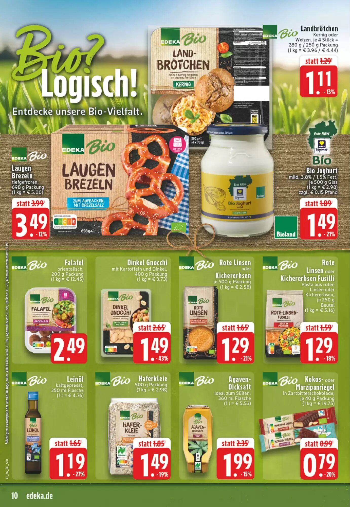 EDEKA Vogl Prospekt (ab 05.10.2026) zum Blättern - Seite 10