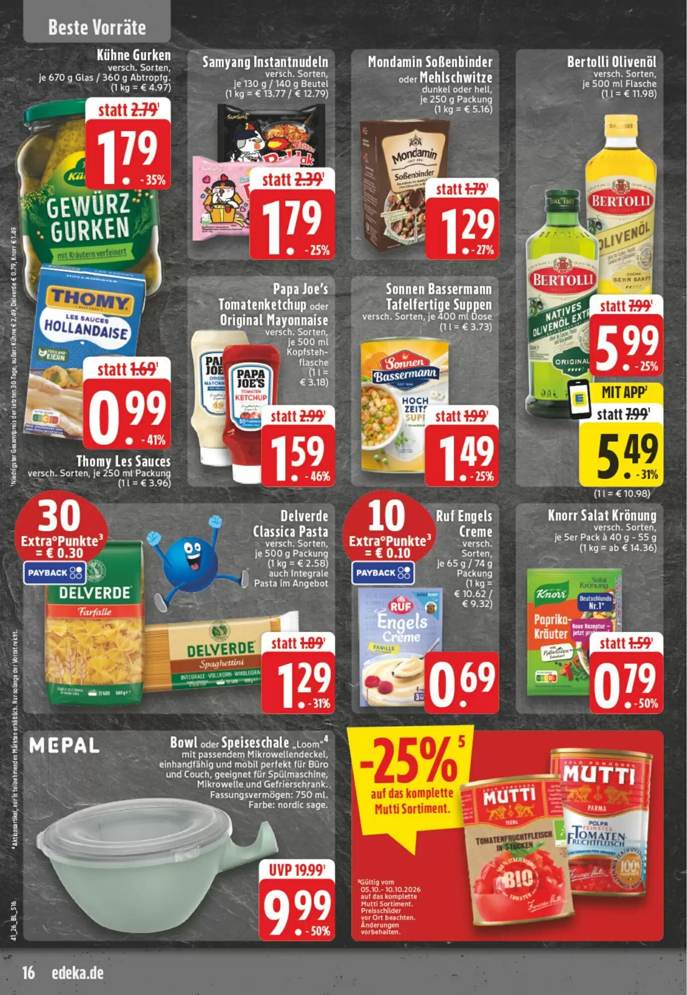 EDEKA Vogl Prospekt (ab 05.10.2026) zum Blättern - Seite 16