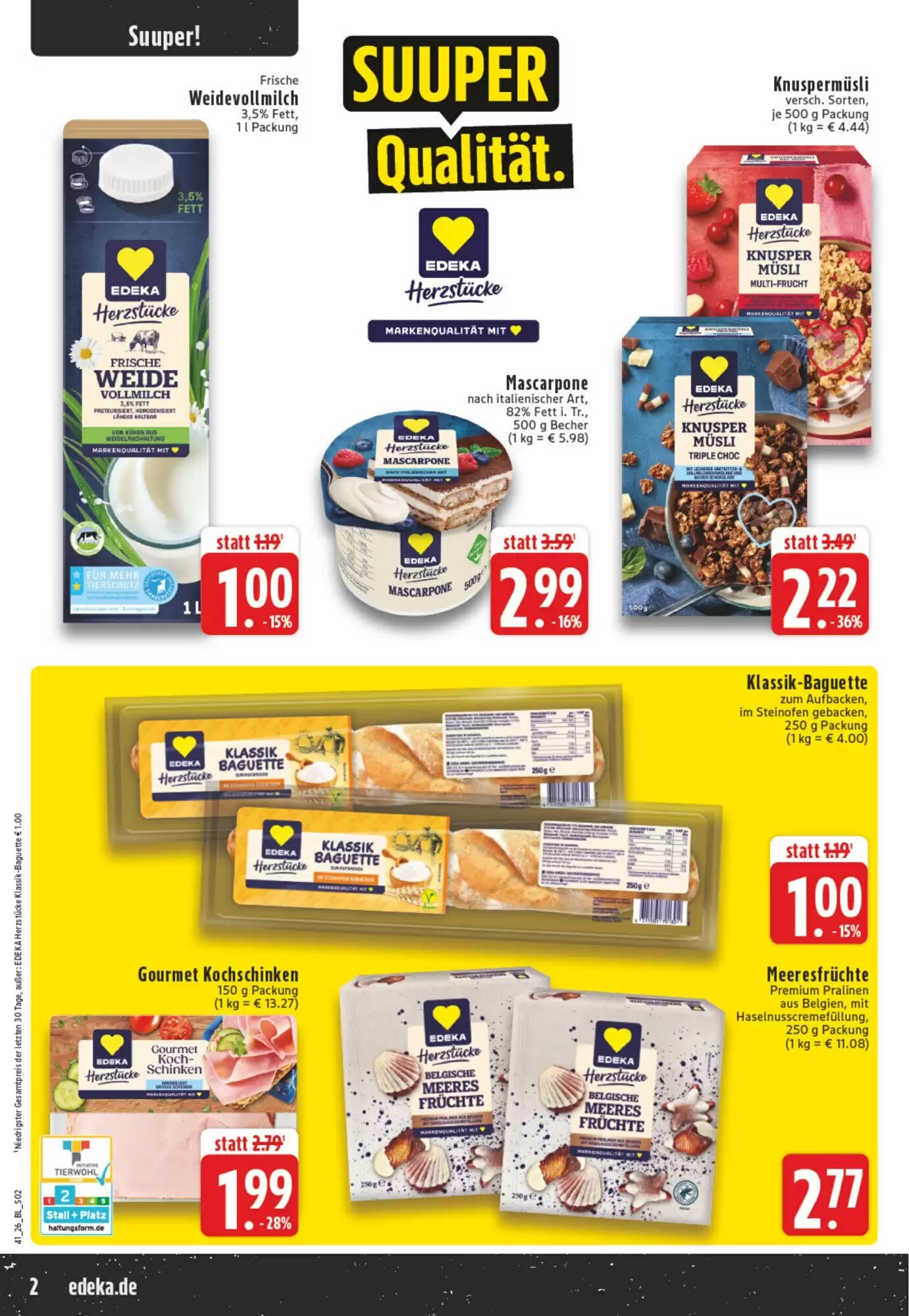EDEKA Vogl Prospekt (ab 05.10.2026) zum Blättern - Seite 2