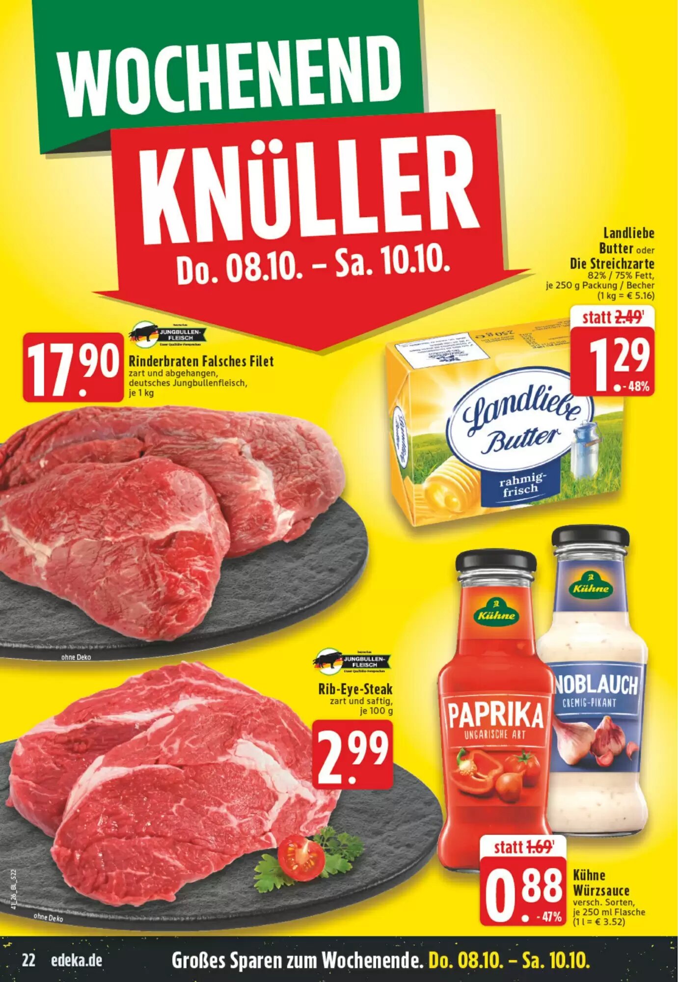 EDEKA Vogl Prospekt (ab 05.10.2026) zum Blättern - Seite 22