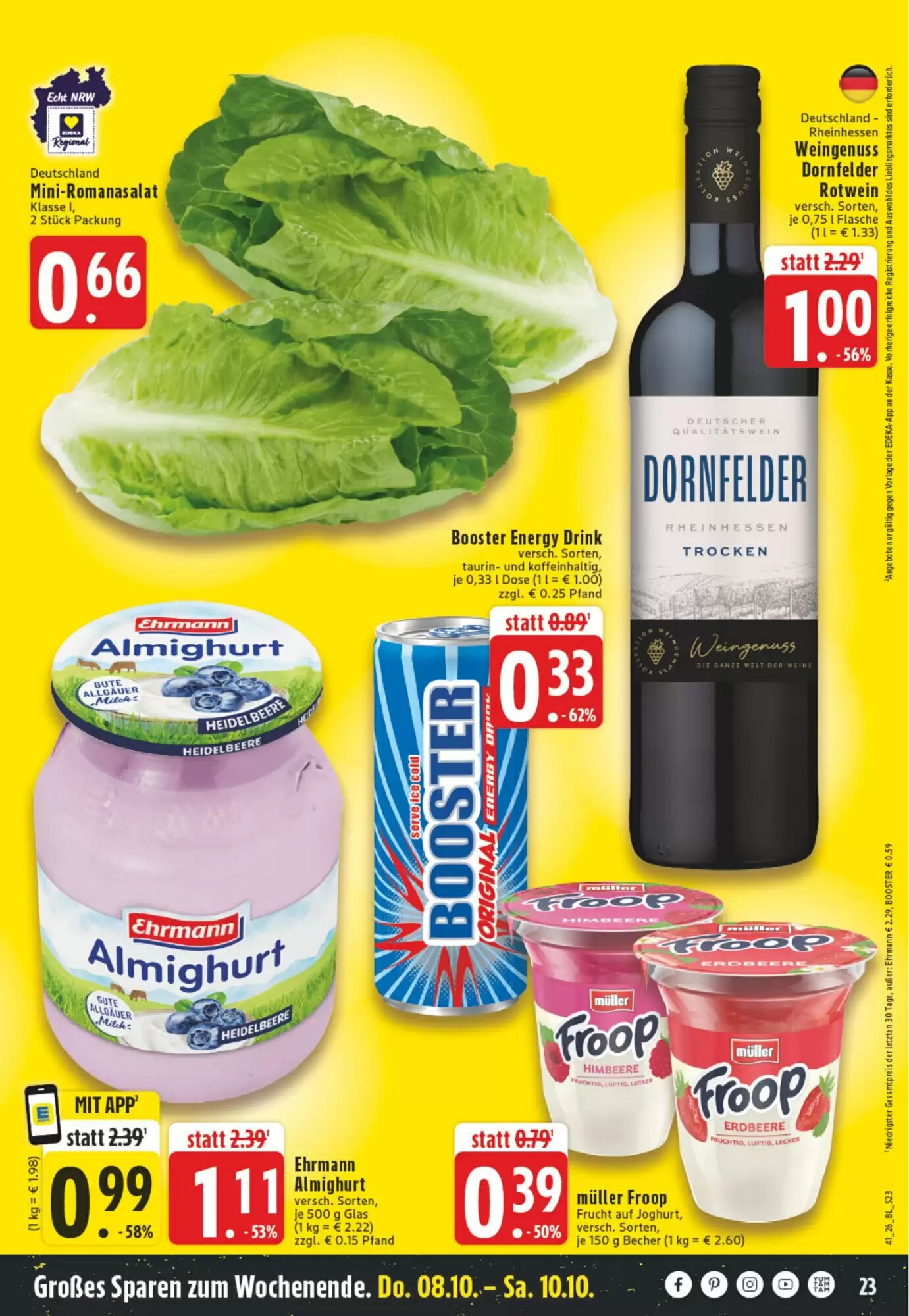 EDEKA Vogl Prospekt (ab 05.10.2026) zum Blättern - Seite 23