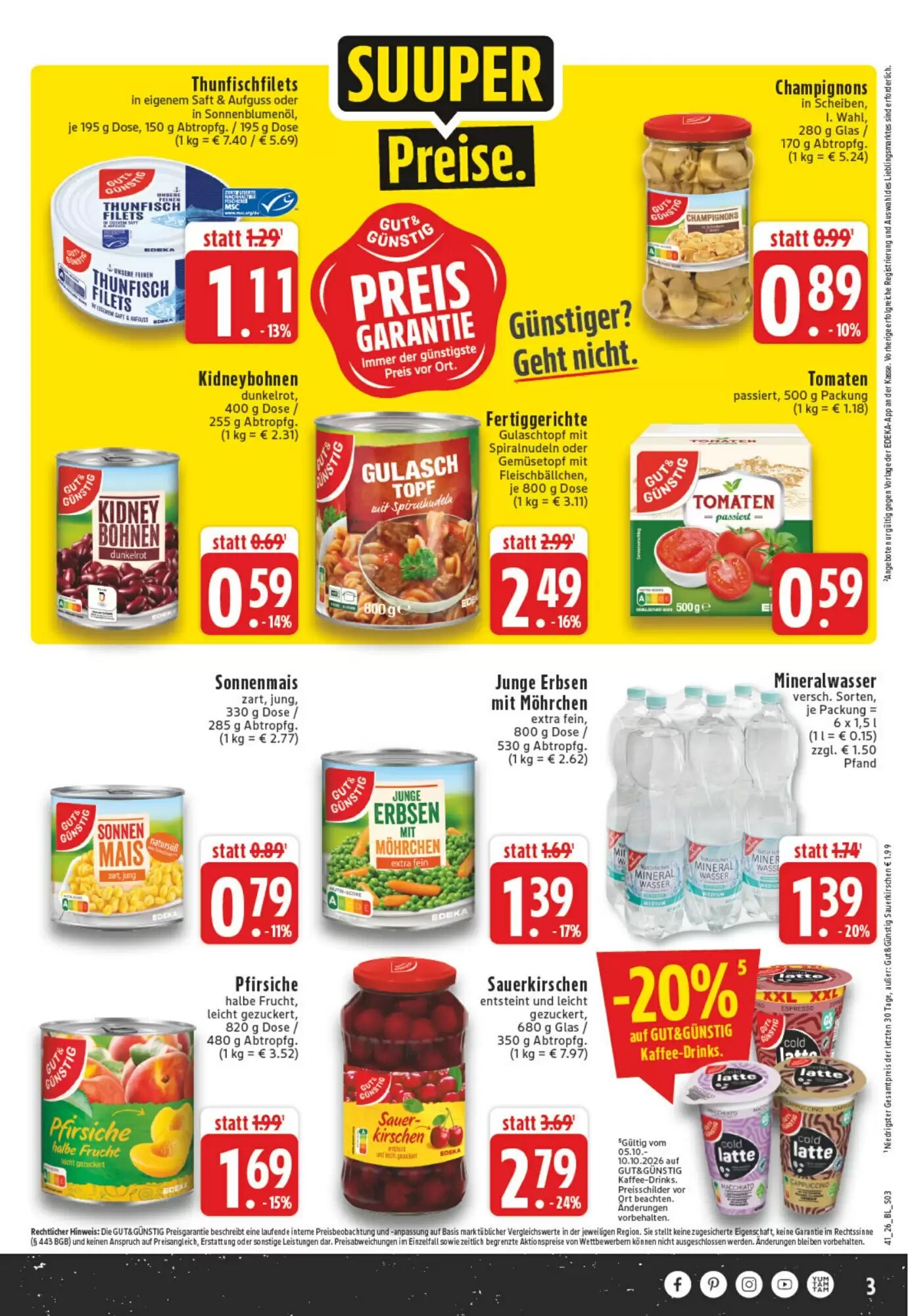 EDEKA Vogl Prospekt (ab 05.10.2026) zum Blättern - Seite 3
