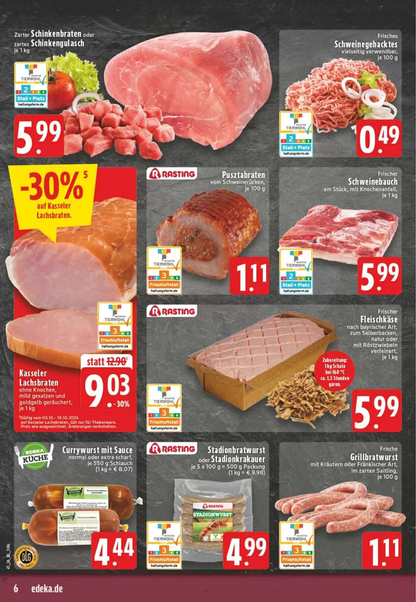 EDEKA Vogl Prospekt (ab 05.10.2026) zum Blättern - Seite 6