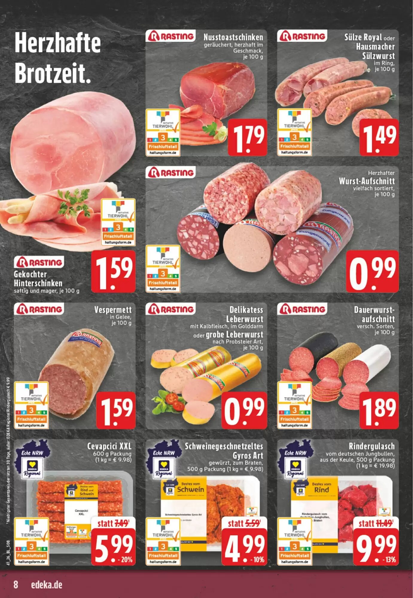 EDEKA Vogl Prospekt (ab 05.10.2026) zum Blättern - Seite 8