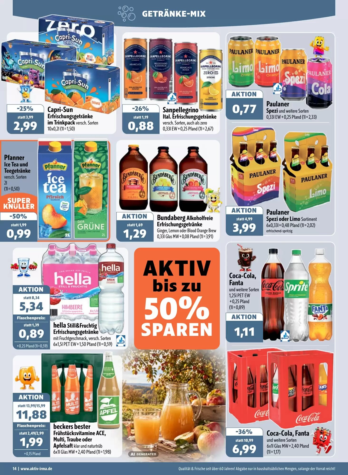 Aktiv Irma Prospekt (ab 05.10.2026) zum Blättern - Seite 14