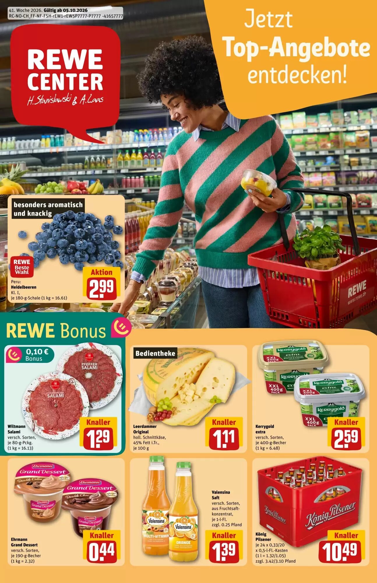 REWE Center Prospekt (ab 05.10.2026) zum Blättern - Seite 1