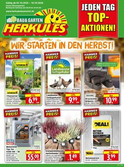Herkules Baumarkt Prospekt (ab 05.10.2026) zum Blättern