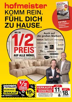Hofmeister Prospekt (ab 06.10.2026) zum Blättern
