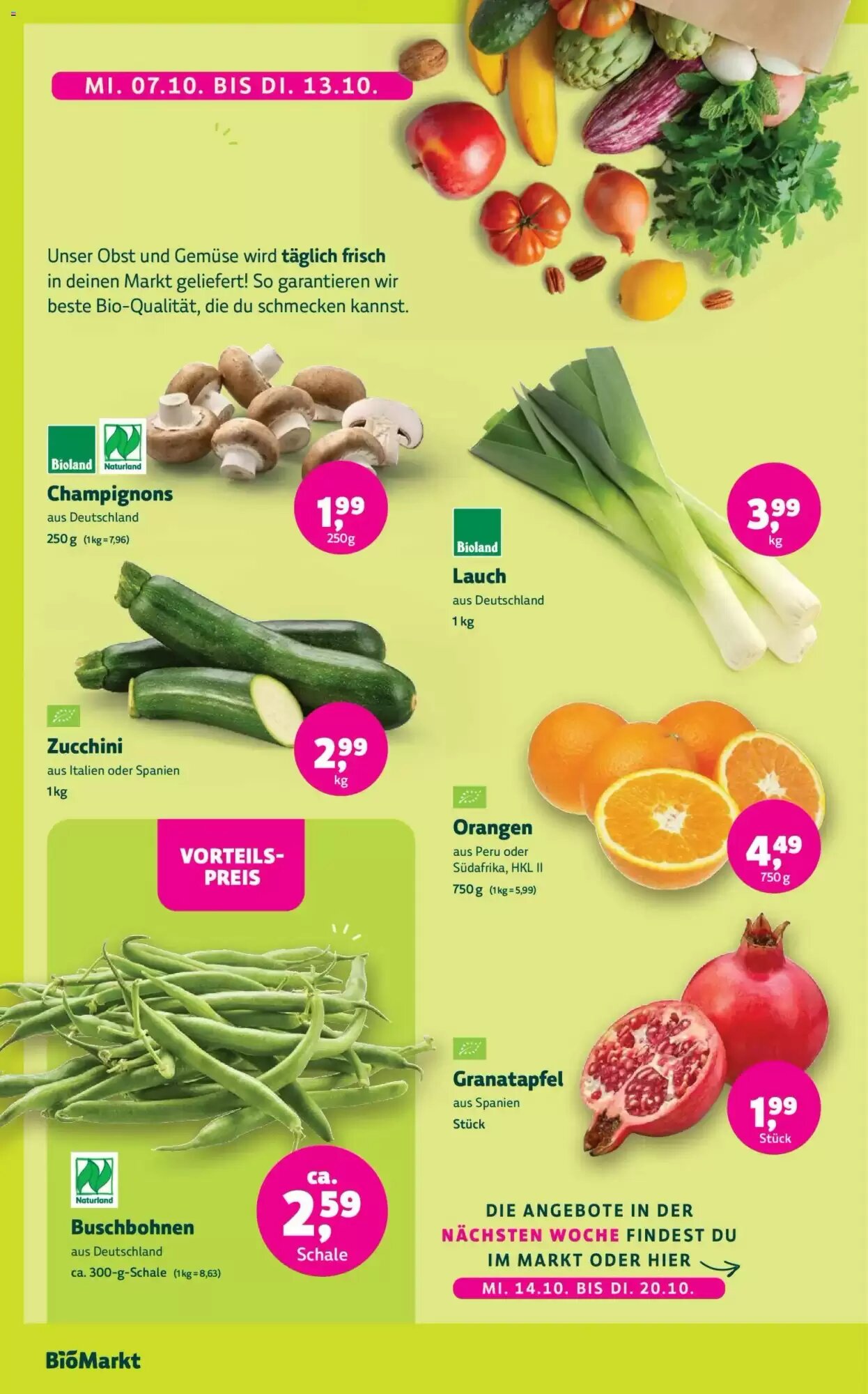 Biomarkt Prospekt (ab 07.10.2026) zum Blättern - Seite 6