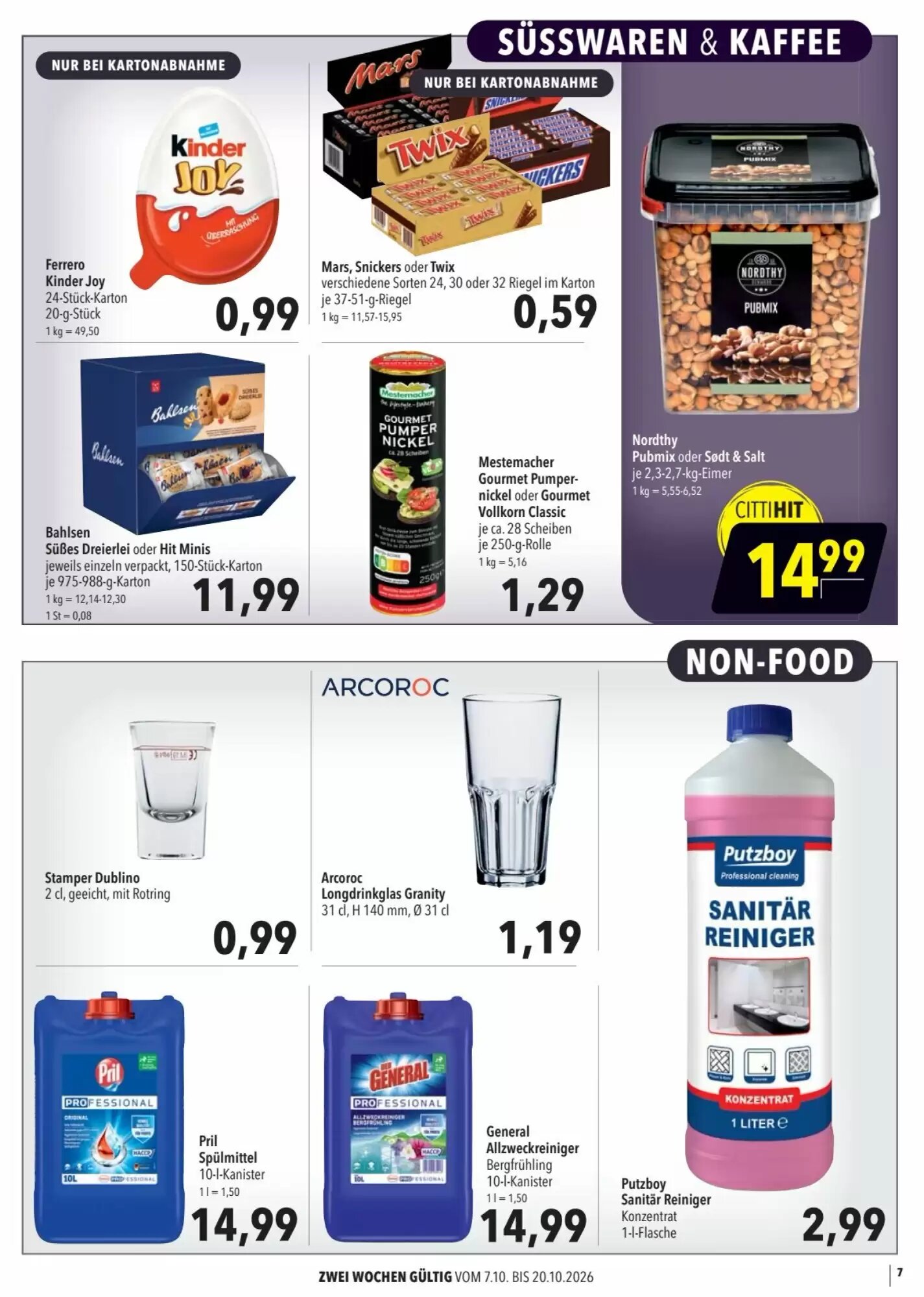 CITTI Markt Prospekt (ab 07.10.2026) zum Blättern - Seite 7