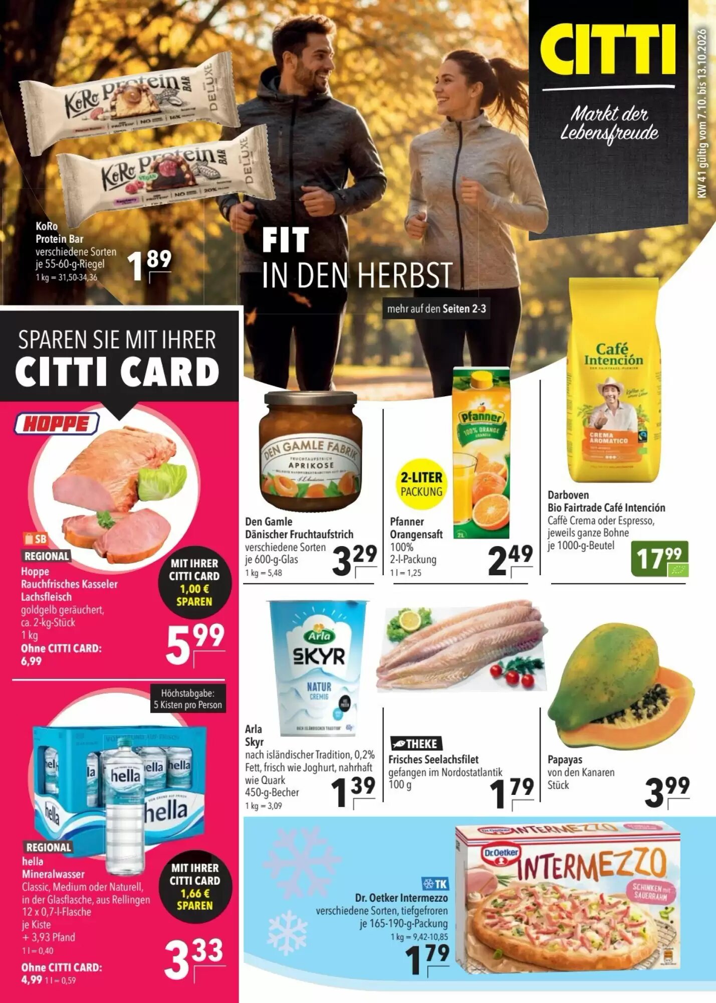 CITTI Markt Prospekt (ab 07.10.2026) zum Blättern - Seite 1
