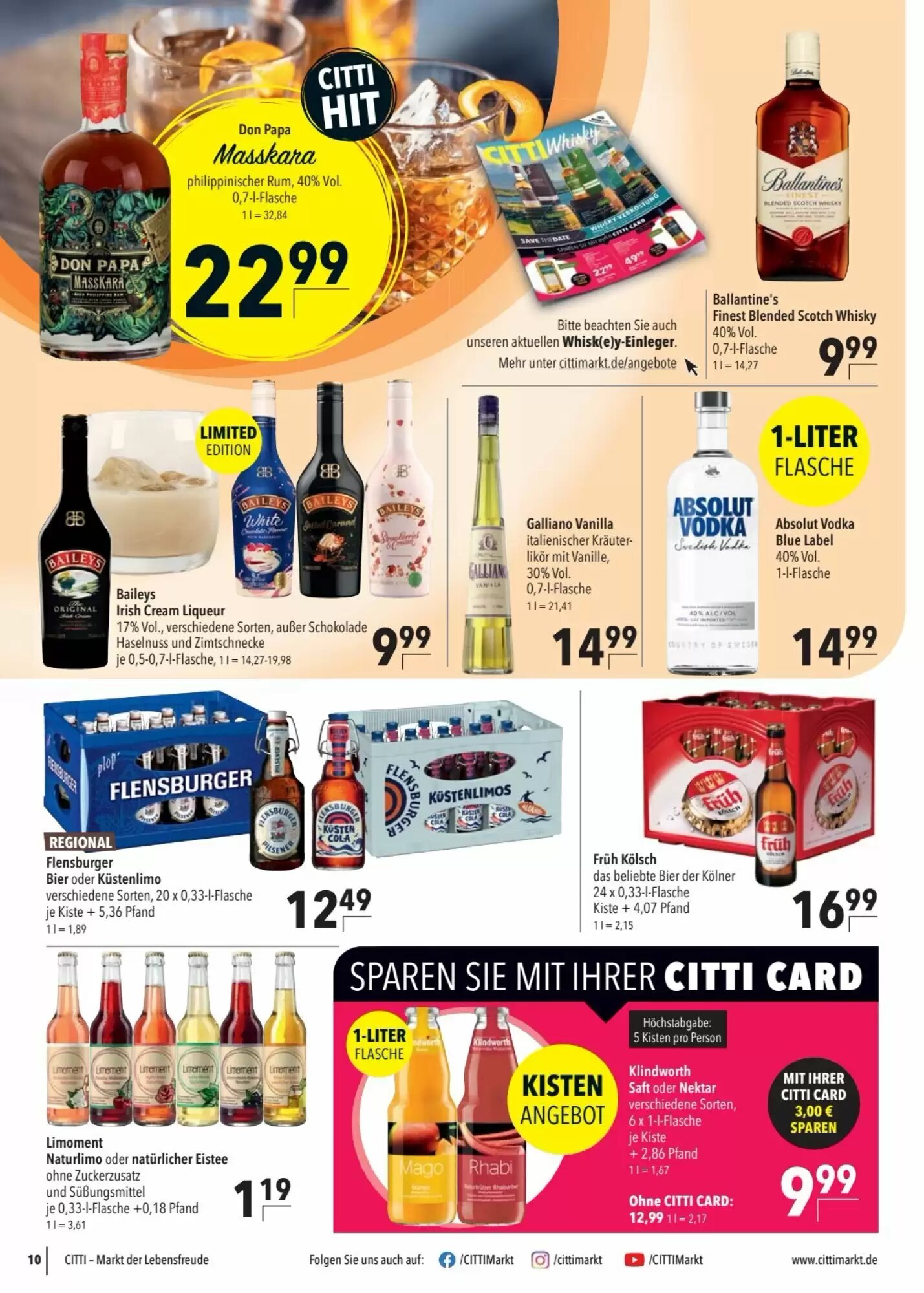 CITTI Markt Prospekt (ab 07.10.2026) zum Blättern - Seite 10