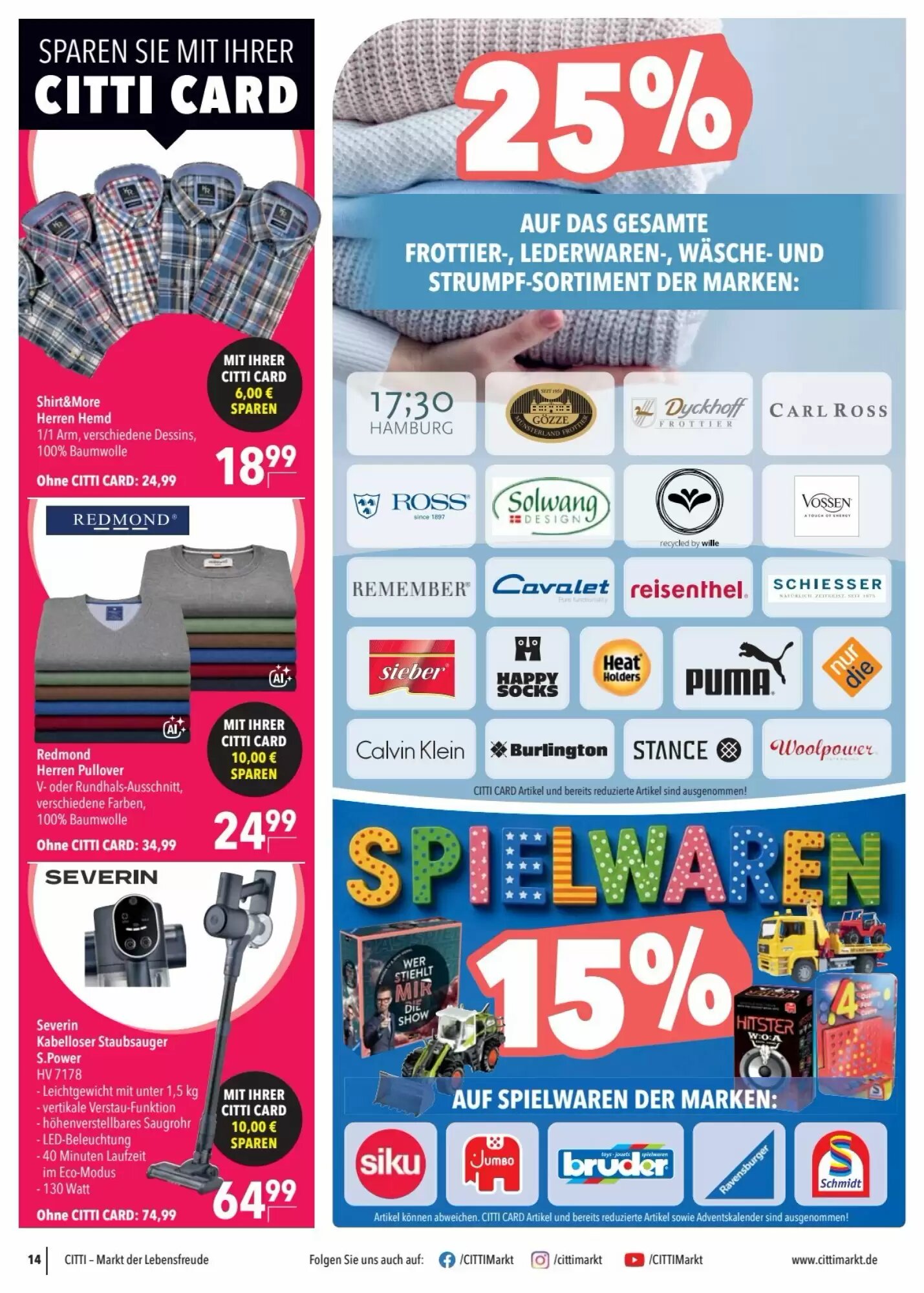 CITTI Markt Prospekt (ab 07.10.2026) zum Blättern - Seite 16
