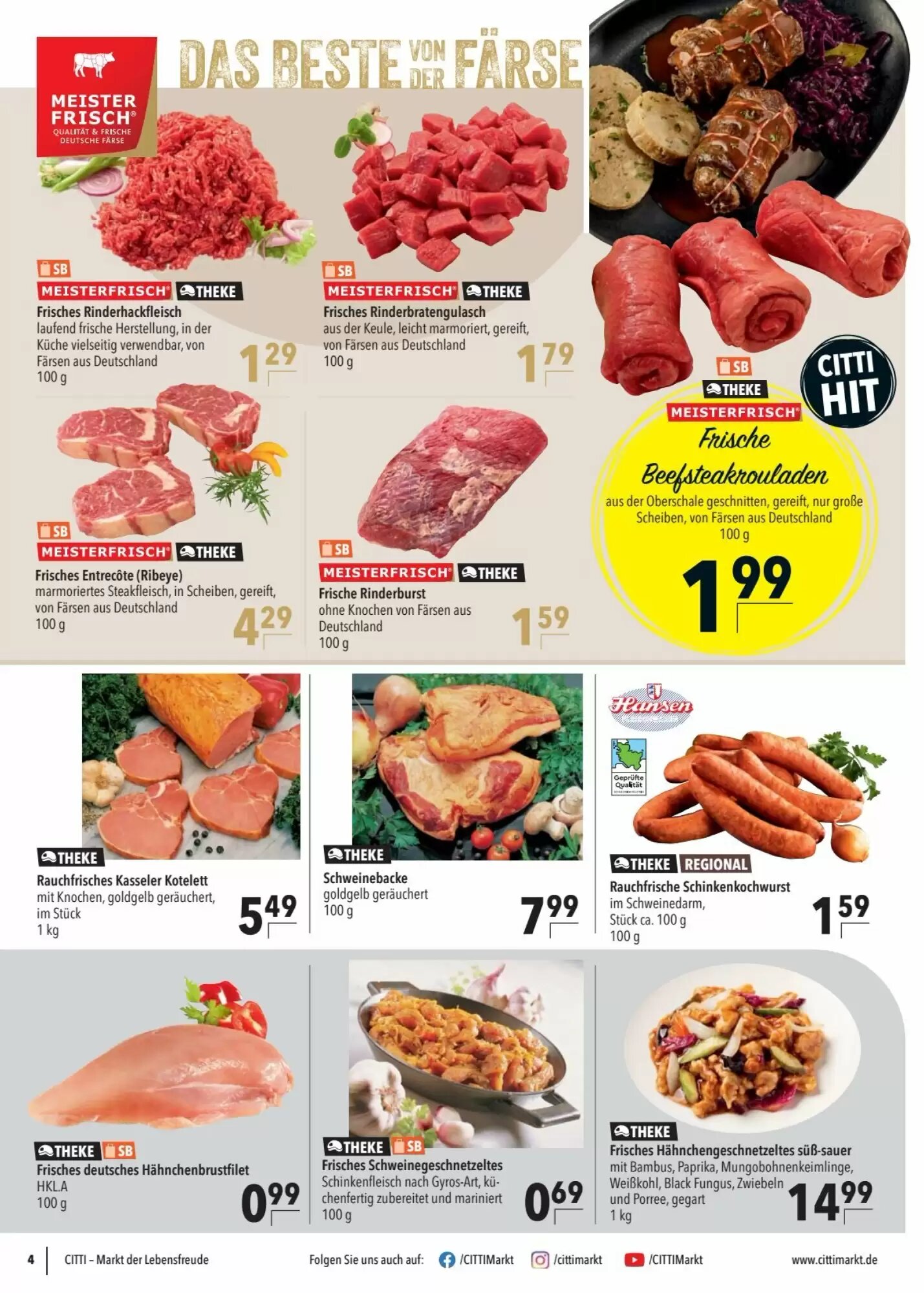 CITTI Markt Prospekt (ab 07.10.2026) zum Blättern - Seite 4