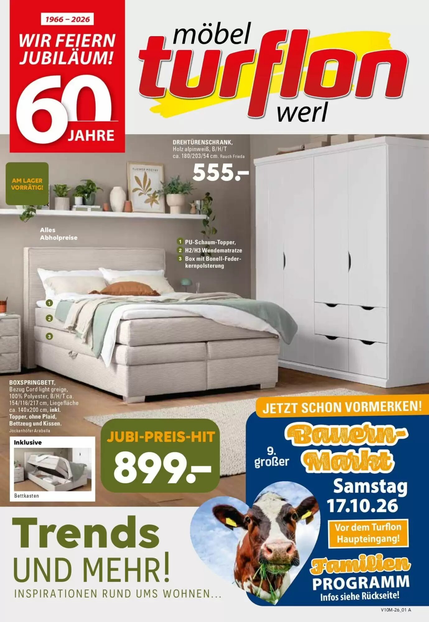 Möbel Turflon Prospekt (ab 07.10.2026) zum Blättern - Seite 1