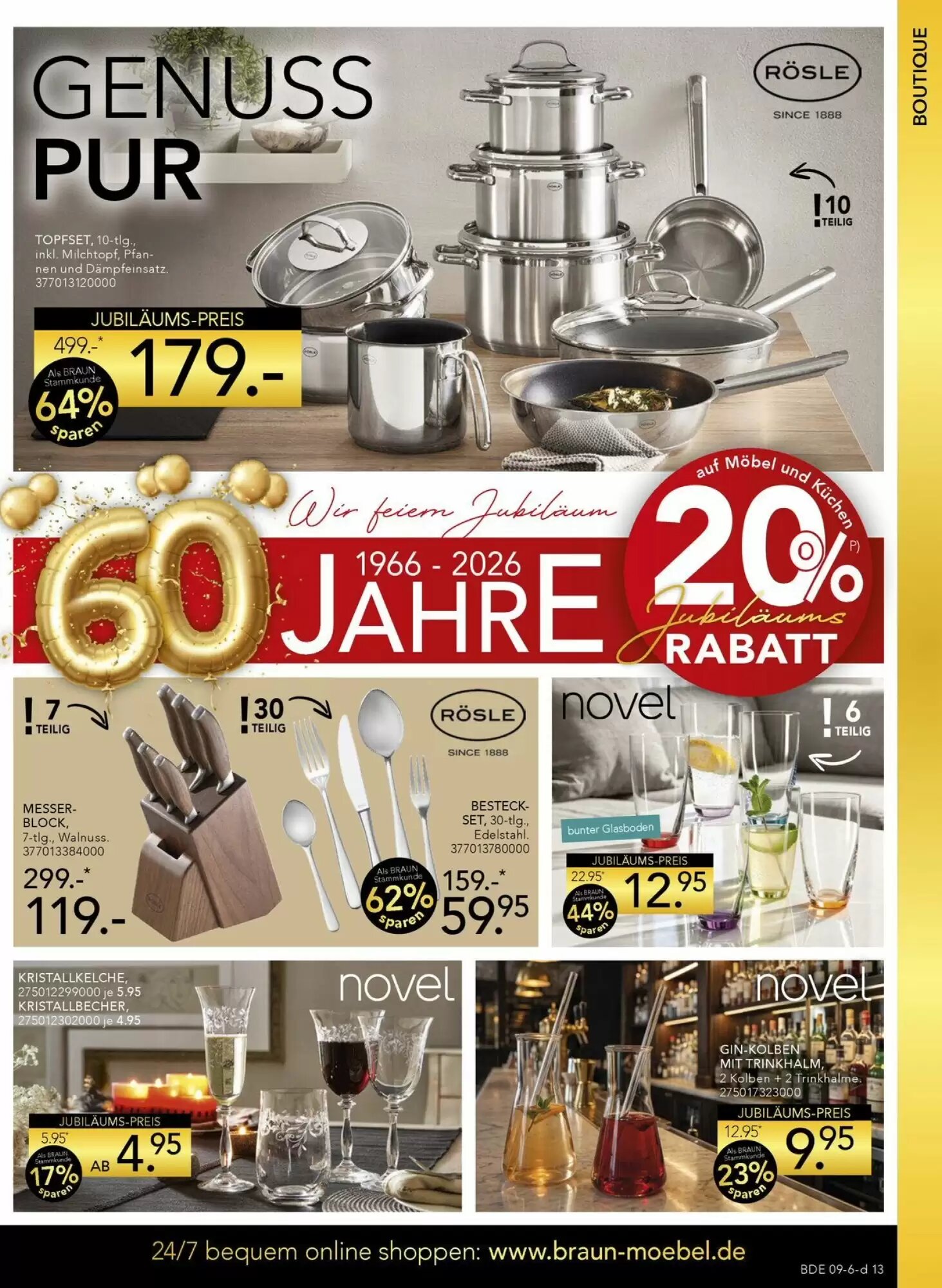 Möbel Braun Prospekt (ab 07.10.2026) zum Blättern - Seite 13