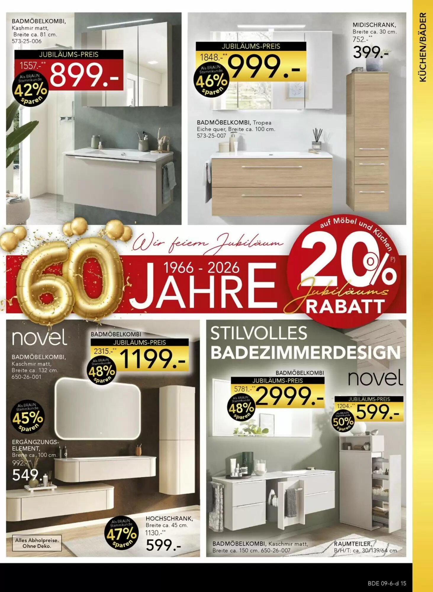 Möbel Braun Prospekt (ab 07.10.2026) zum Blättern - Seite 15