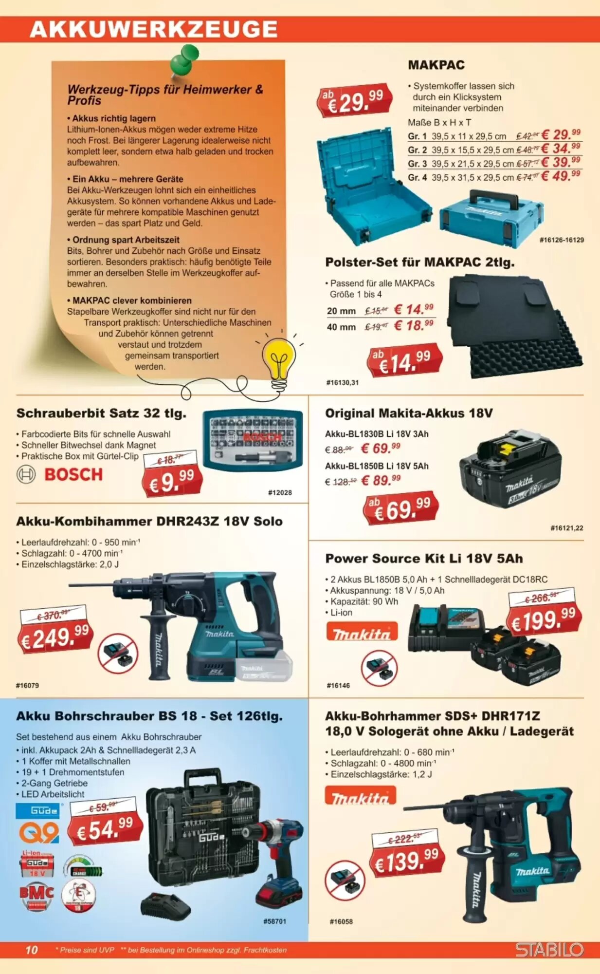 Stabilo Fachmarkt Prospekt (ab 07.10.2026) zum Blättern - Seite 10