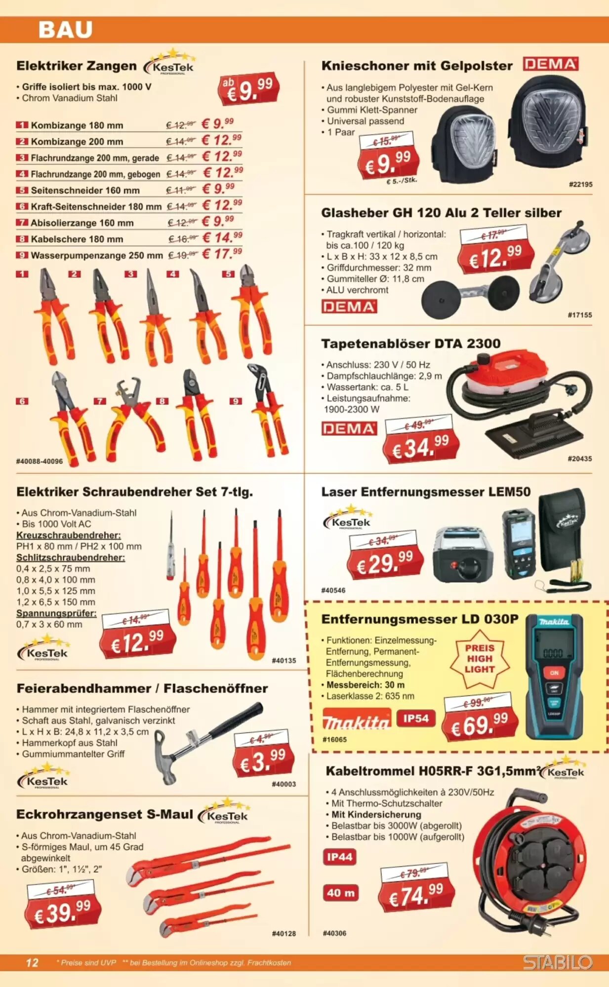 Stabilo Fachmarkt Prospekt (ab 07.10.2026) zum Blättern - Seite 12