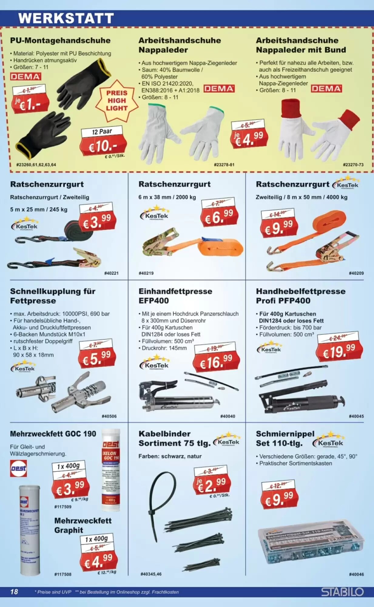 Stabilo Fachmarkt Prospekt (ab 07.10.2026) zum Blättern - Seite 18