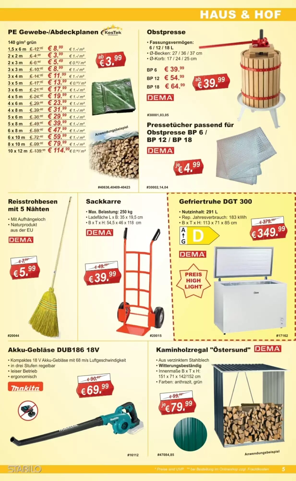 Stabilo Fachmarkt Prospekt (ab 07.10.2026) zum Blättern - Seite 5