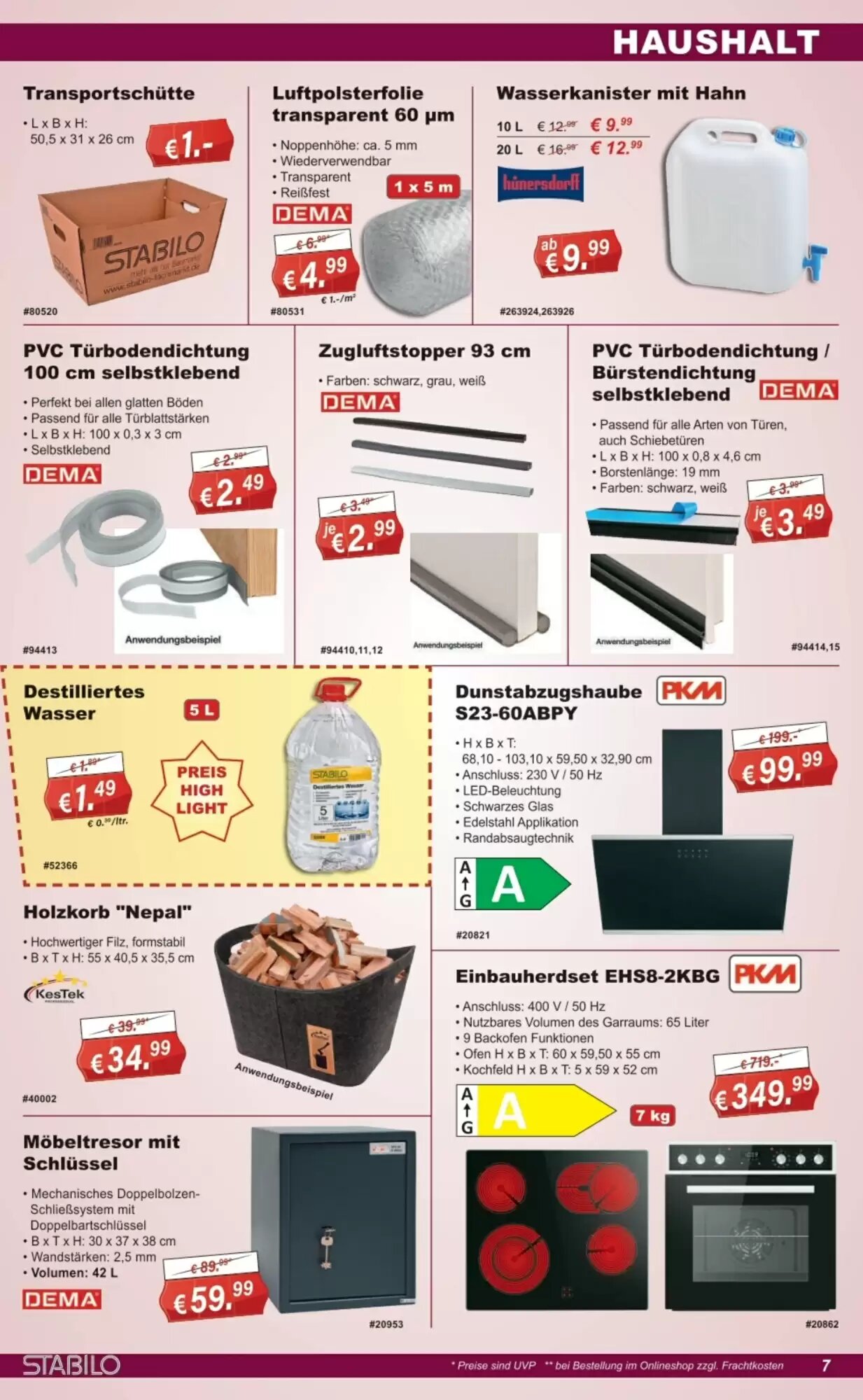 Stabilo Fachmarkt Prospekt (ab 07.10.2026) zum Blättern - Seite 7