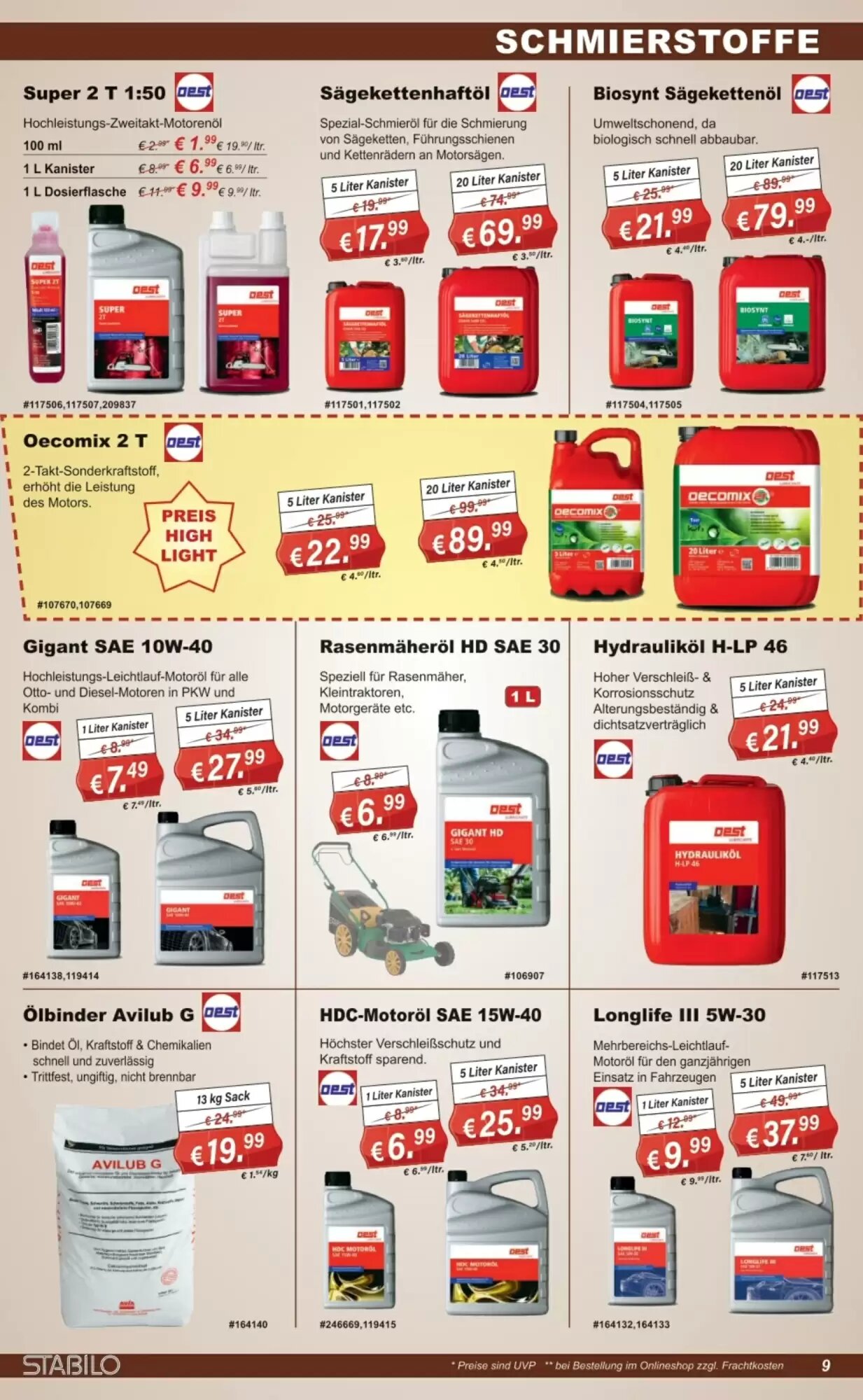 Stabilo Fachmarkt Prospekt (ab 07.10.2026) zum Blättern - Seite 9