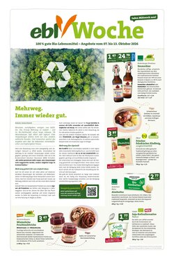 Ebl Naturkost Prospekt (ab 07.10.2026) zum Blättern