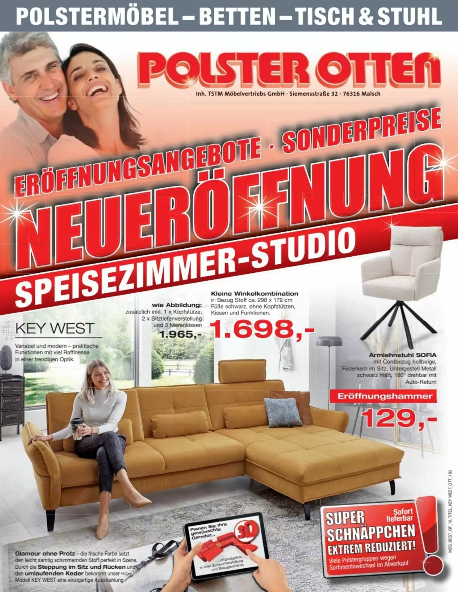 Polster Otten Prospekt (ab 07.10.2026) zum Blättern - Seite 1