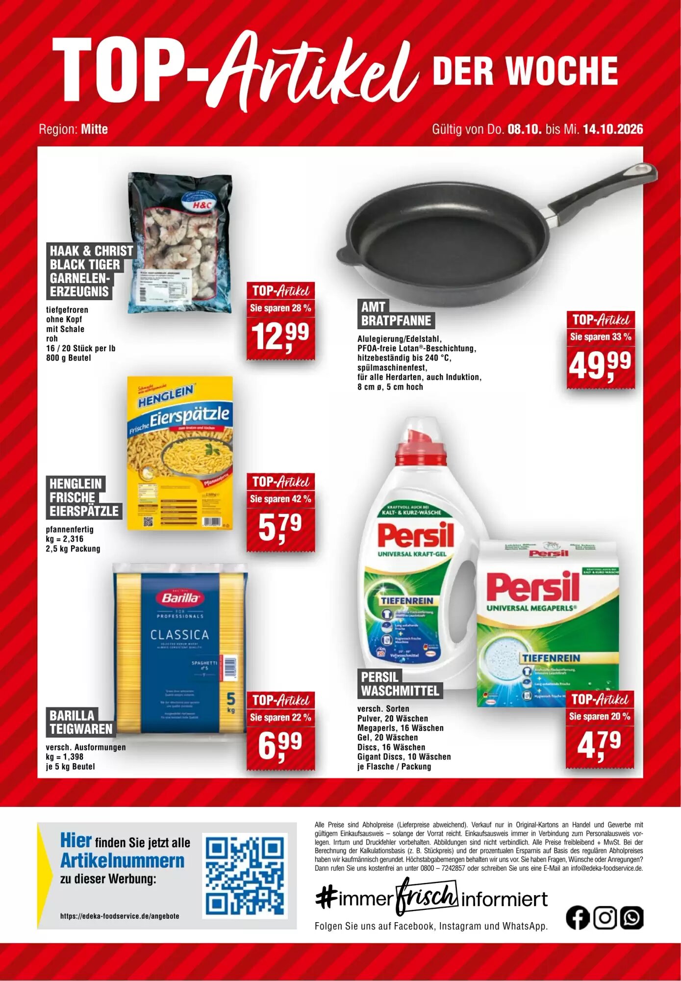 EDEKA Foodservice Prospekt (ab 08.10.2026) zum Blättern - Seite 14