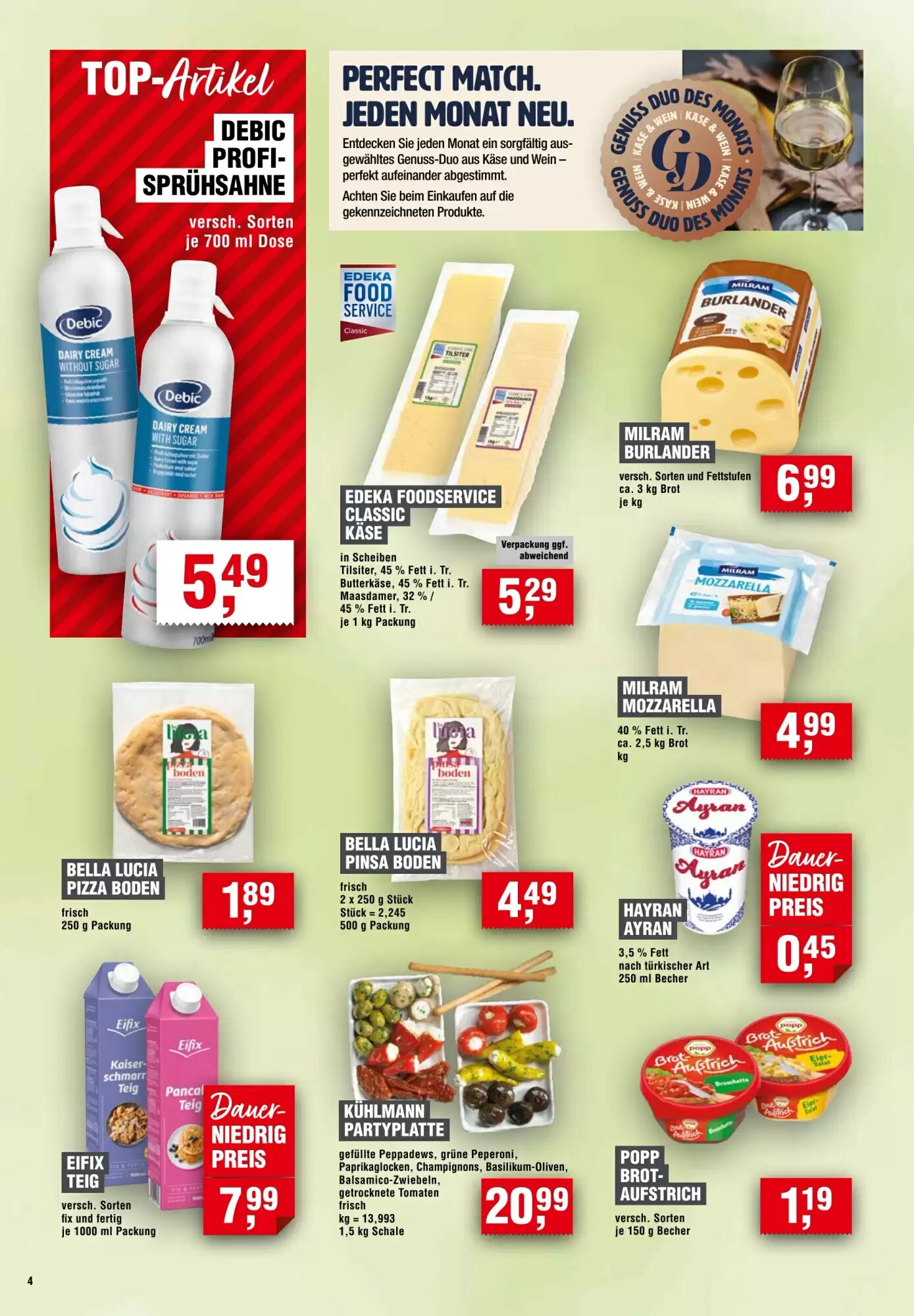 EDEKA Foodservice Prospekt (ab 08.10.2026) zum Blättern - Seite 4