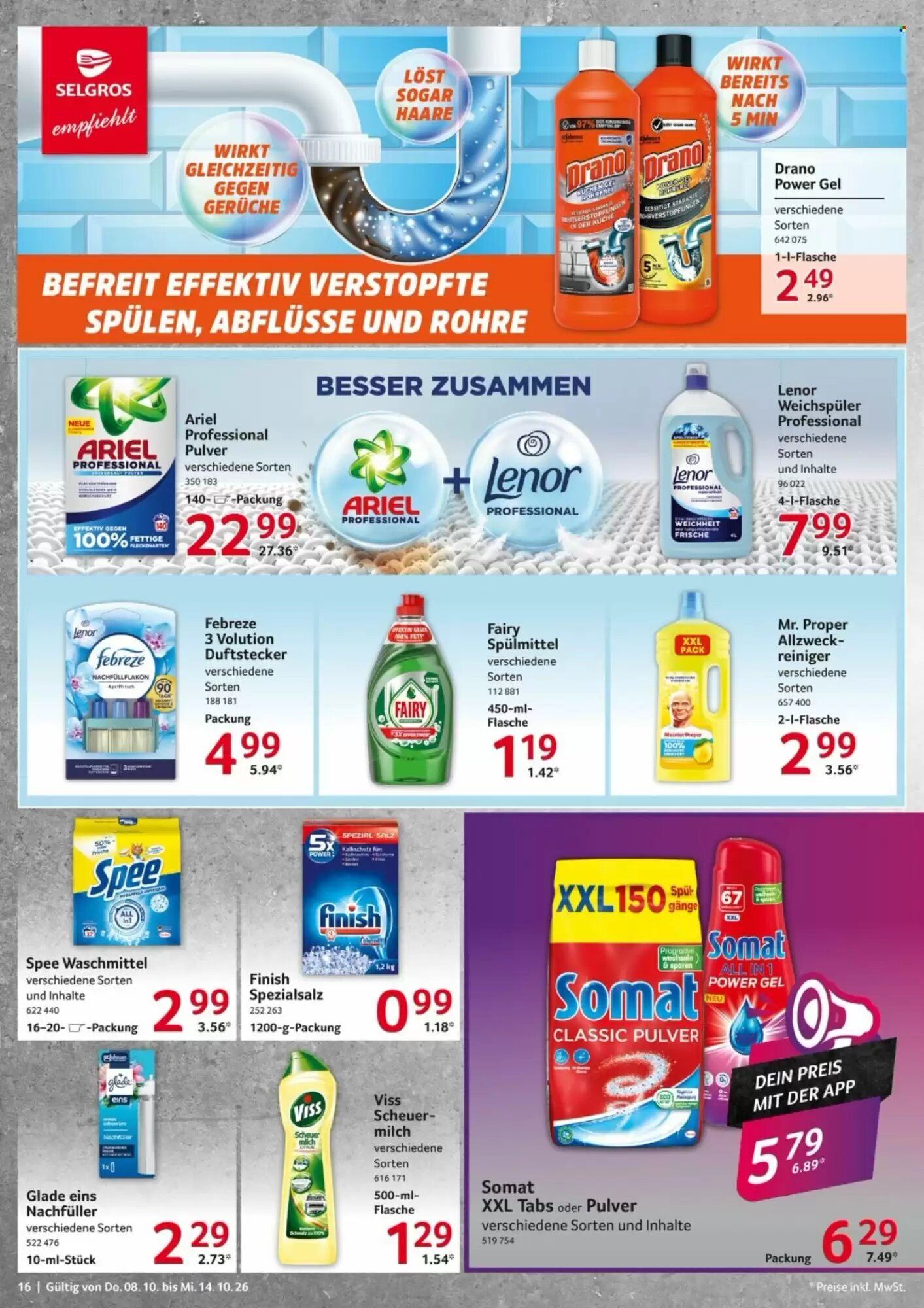Selgros Prospekt (ab 08.10.2026) zum Blättern - Seite 16