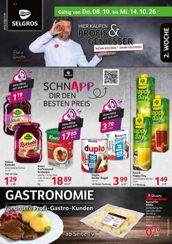Selgros Prospekt (ab 08.10.2026) zum Blättern