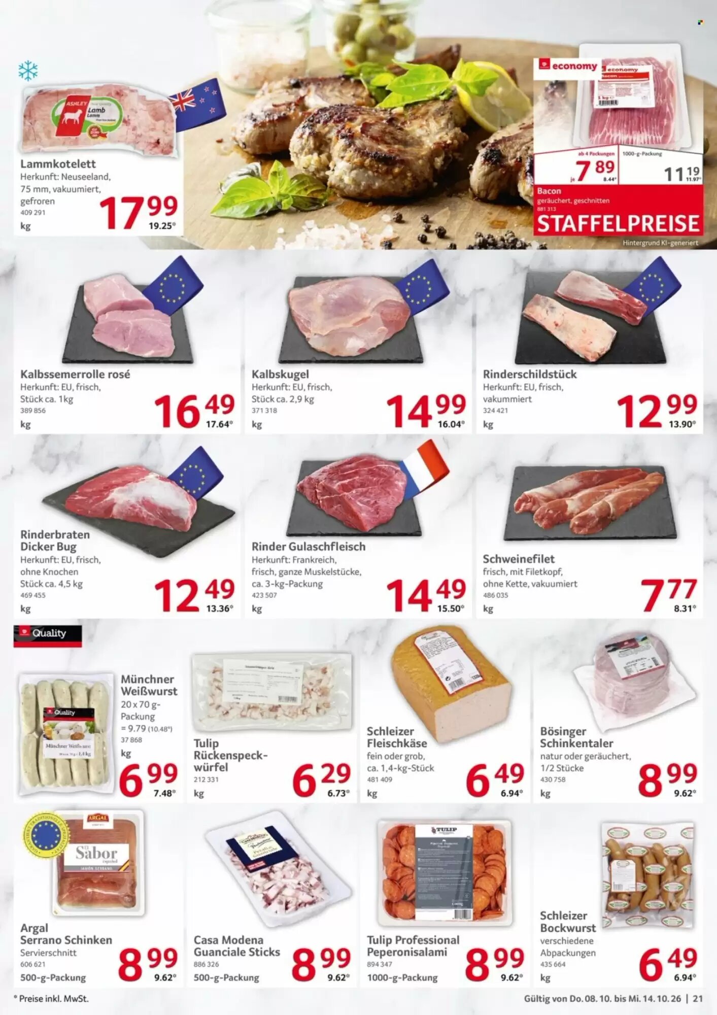 Selgros Prospekt (ab 08.10.2026) zum Blättern - Seite 21