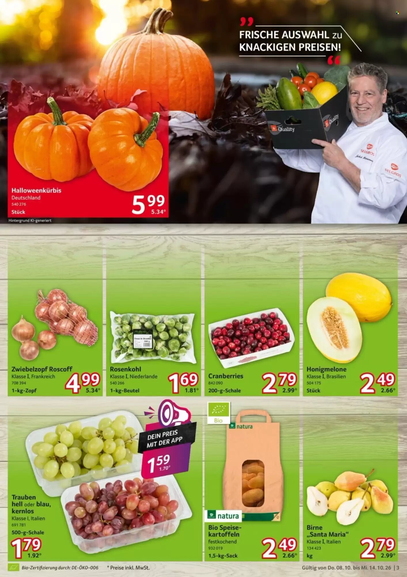 Selgros Prospekt (ab 08.10.2026) zum Blättern - Seite 3