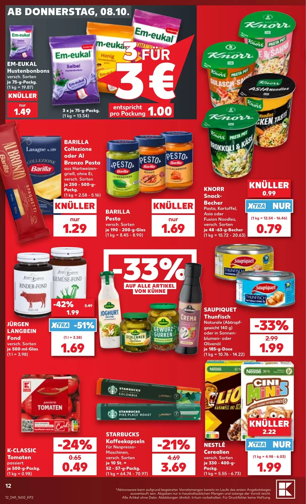Kaufland Prospekt (ab 08.10.2026) zum Blättern - Seite 12