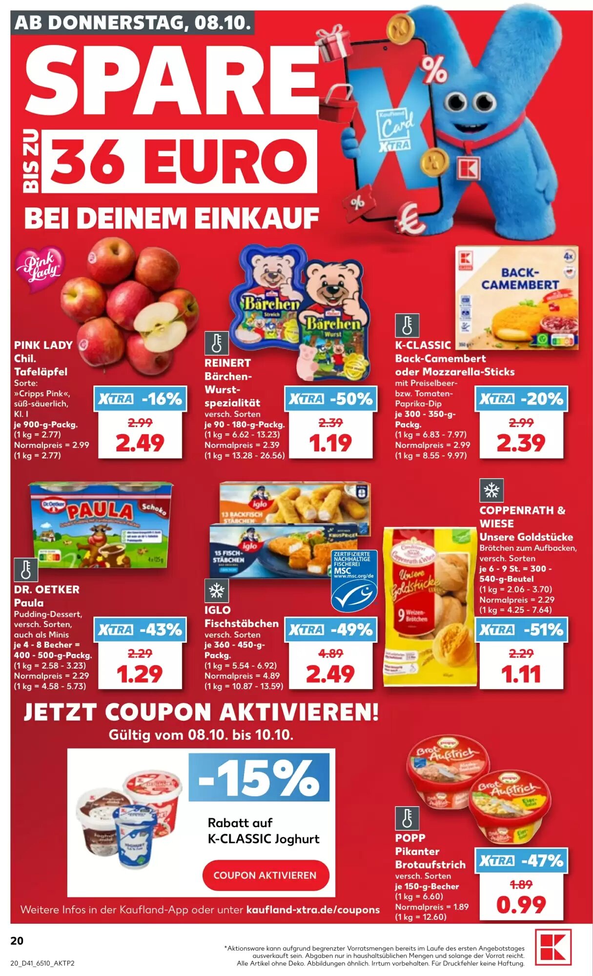 Kaufland Prospekt (ab 08.10.2026) zum Blättern - Seite 20