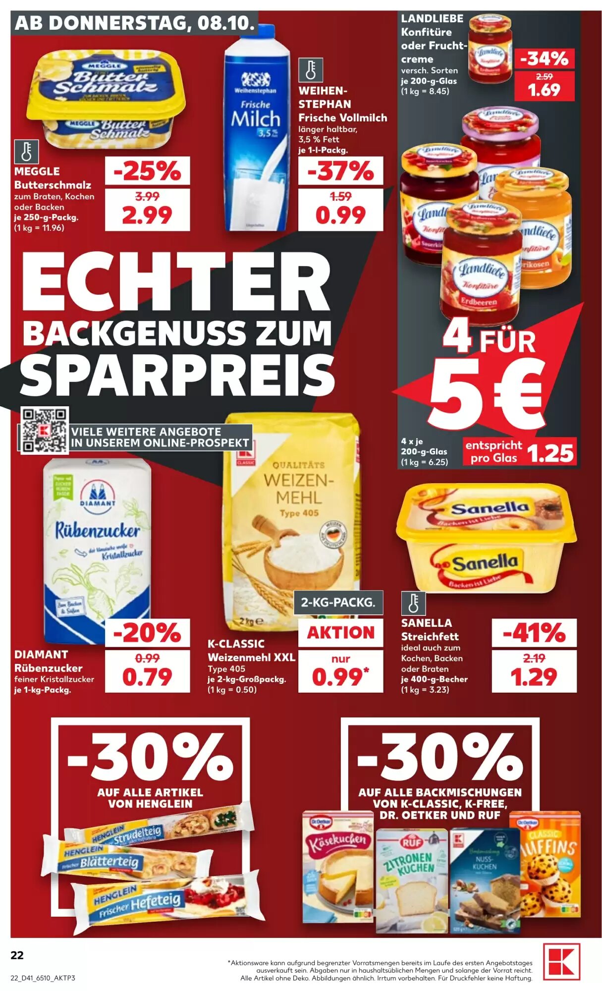 Kaufland Prospekt (ab 08.10.2026) zum Blättern - Seite 22