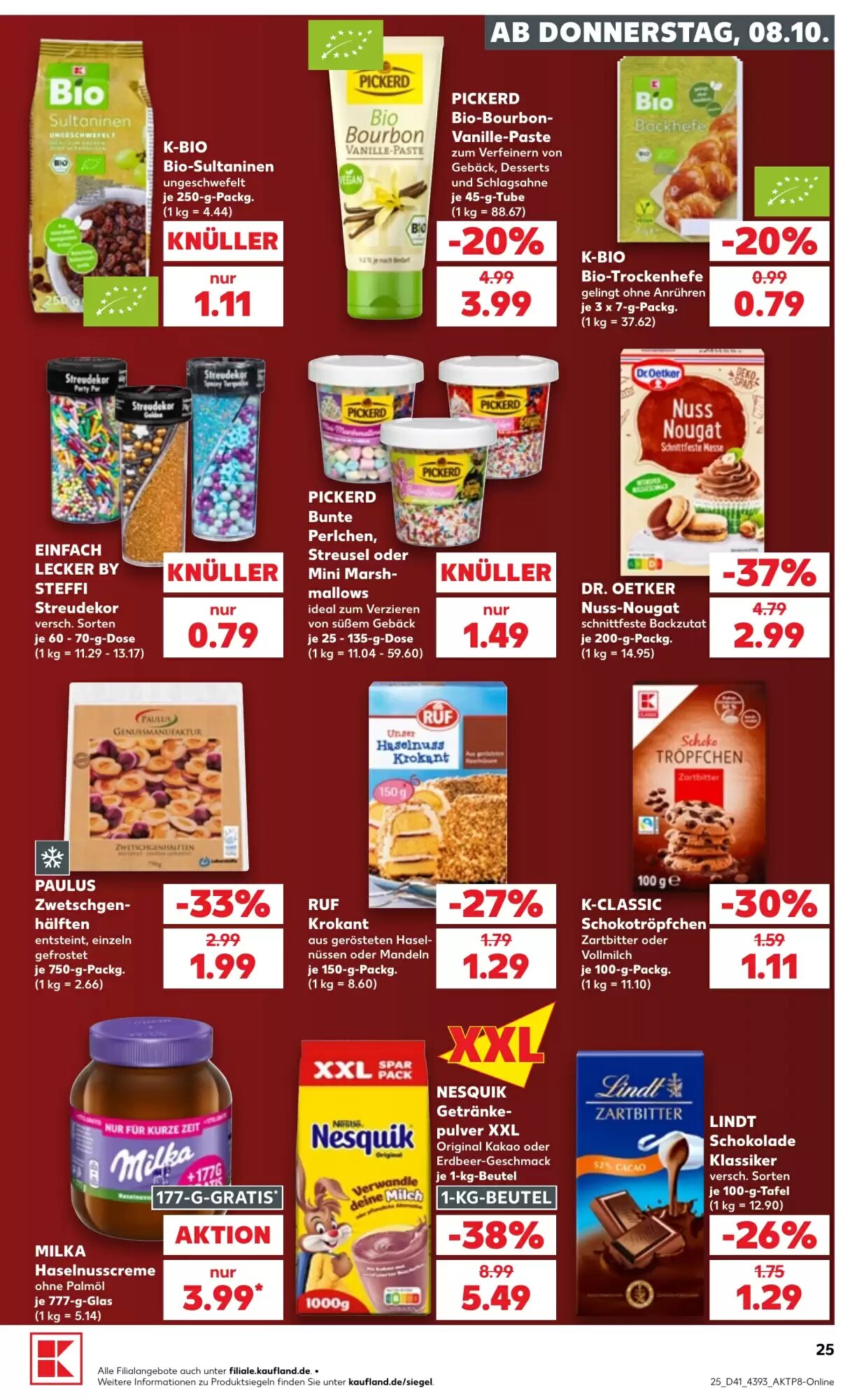 Kaufland Prospekt (ab 08.10.2026) zum Blättern - Seite 25