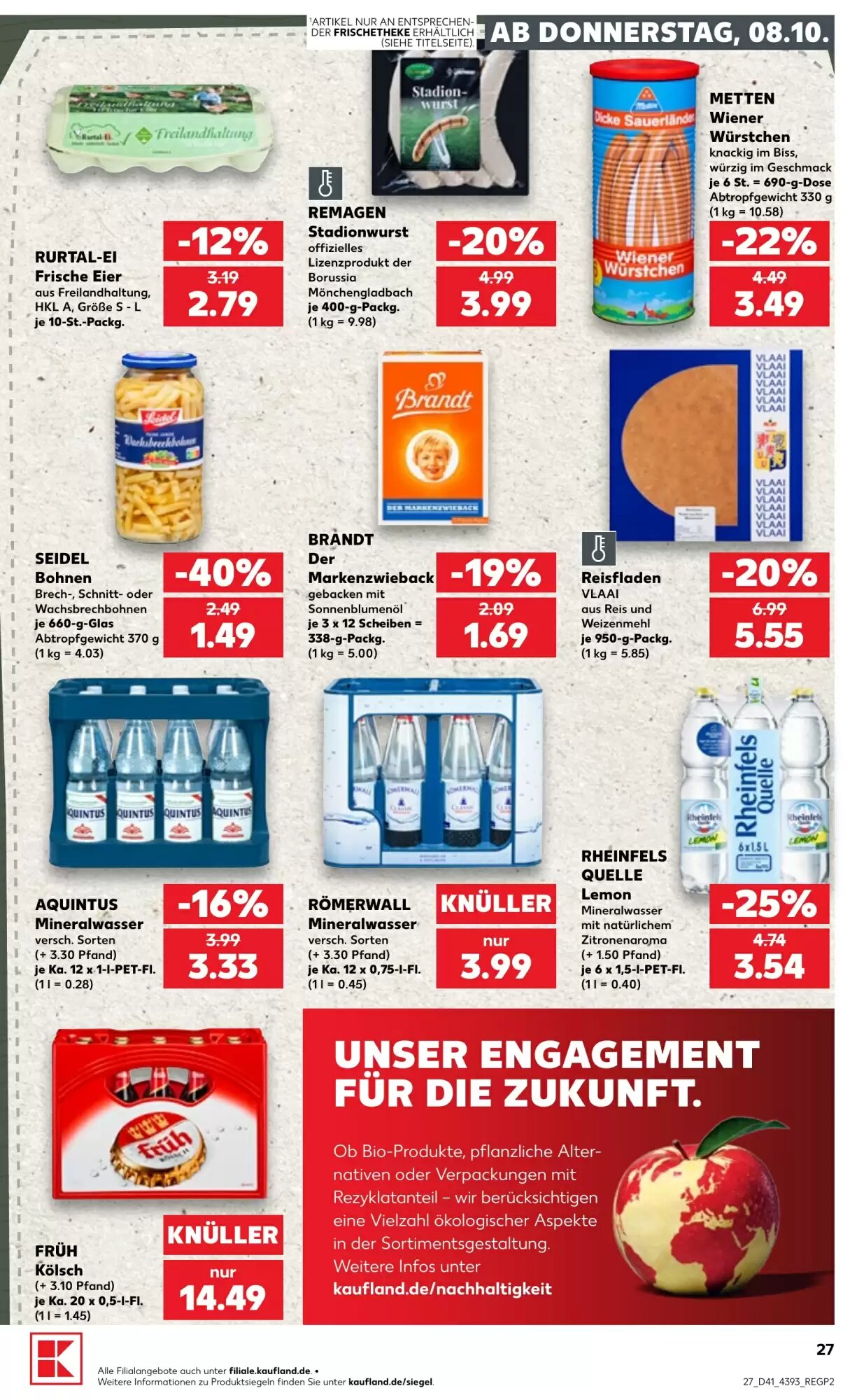 Kaufland Prospekt (ab 08.10.2026) zum Blättern - Seite 27